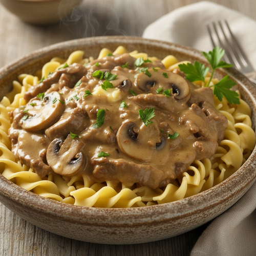 Beef Stroganoff