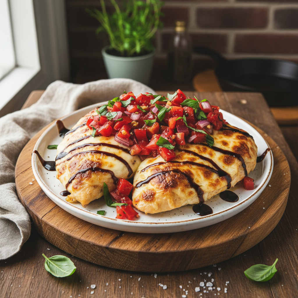 Bruschetta Chicken - Golden Cheese