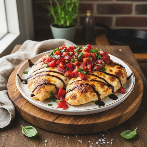 Bruschetta Chicken - Golden Cheese