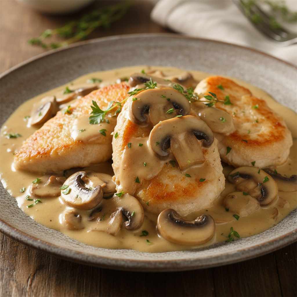 Chicken Marsala - Creamy Sauce