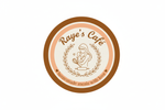 Raye's Cafe Logo - Caramel Background